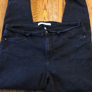 Celebrity Pink Black Curvy Skinny Jeans Sz 18
